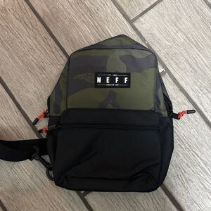 Neff Green and Black Belt Bag
